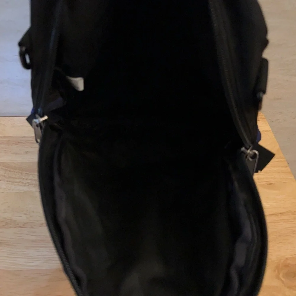 Vintage The North Face Black and Blue Men's Backpack